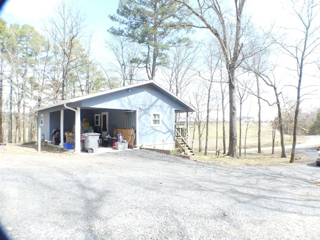 view of outbuilding