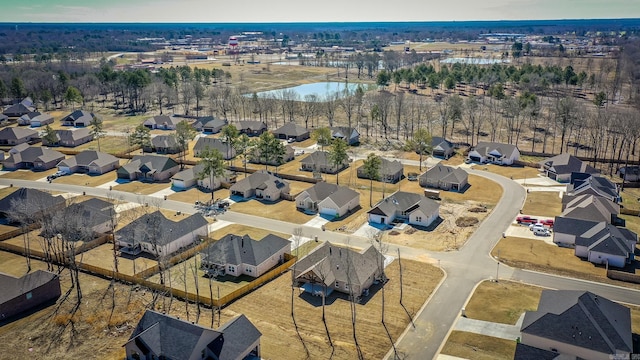 drone / aerial view featuring a residential view