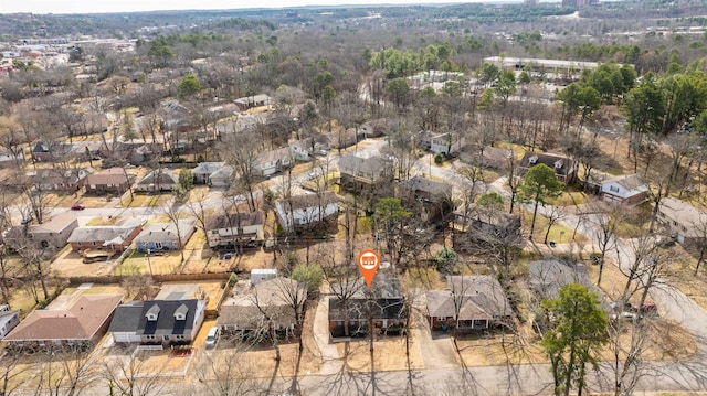 drone / aerial view featuring a residential view