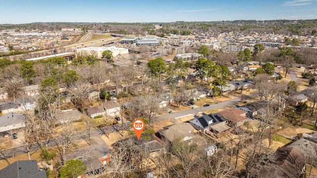 birds eye view of property featuring a residential view