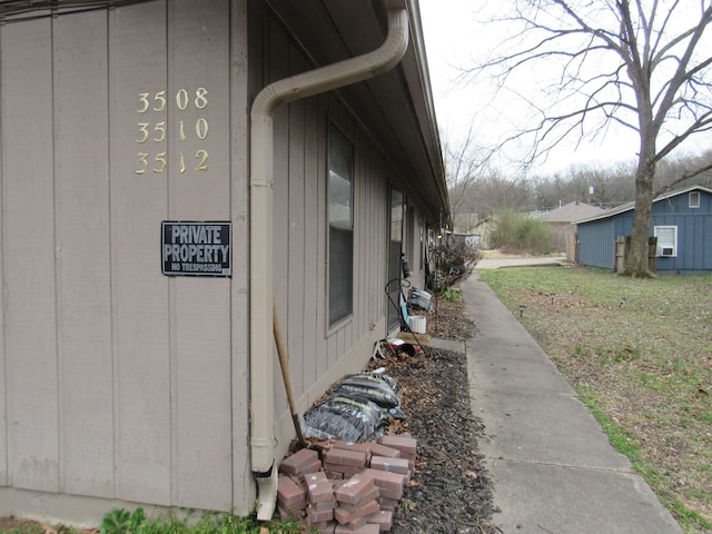 view of side of home