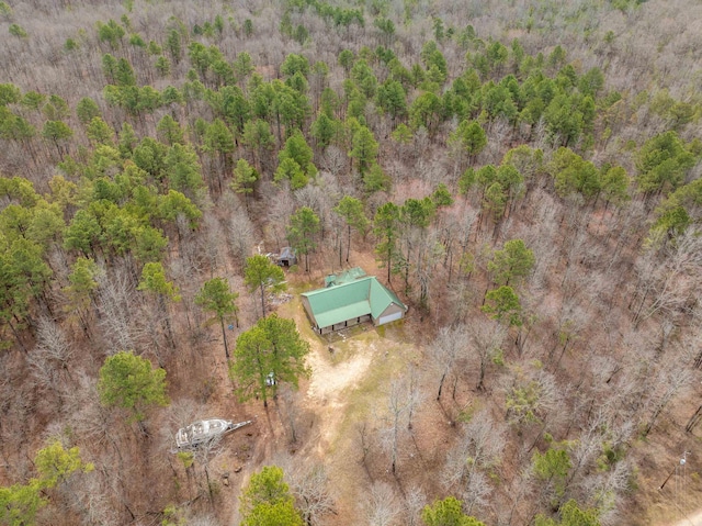 aerial view with a view of trees