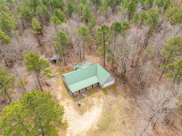 aerial view with a view of trees