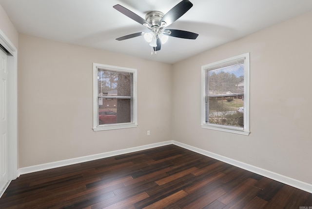 3215 Katherine St, Little Rock, AR 72204 - unfurnished bedroom featuring dark wood finished floors and baseboards