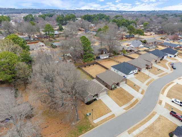 birds eye view of property featuring a residential view