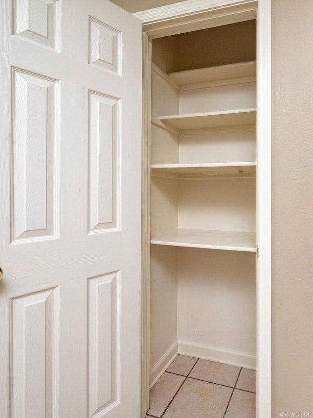 view of closet