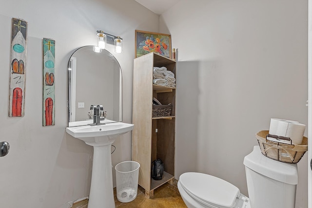 bathroom with toilet