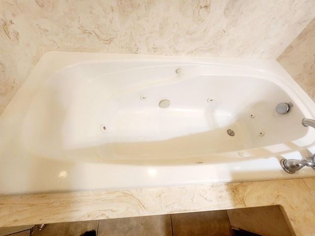 bathroom featuring a jetted tub