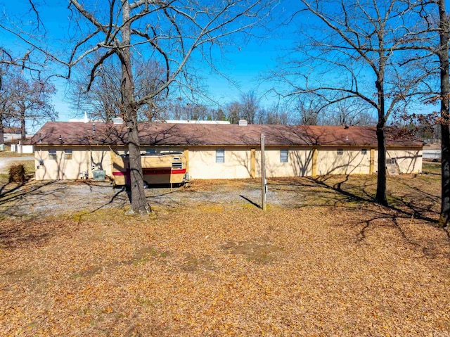 view of back of property