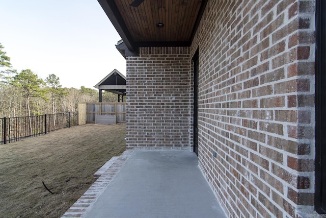 115 Fletcher Ridge Dr, Little Rock, AR 72223 - view of patio with fence
