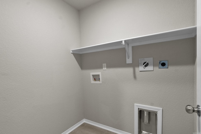 16 Sig Cv, Ward, AR 72176 - laundry room featuring washer hookup, hookup for an electric dryer, and baseboards