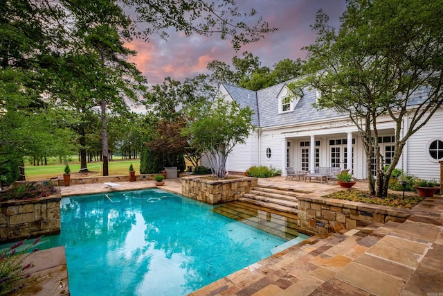 pool featuring a patio