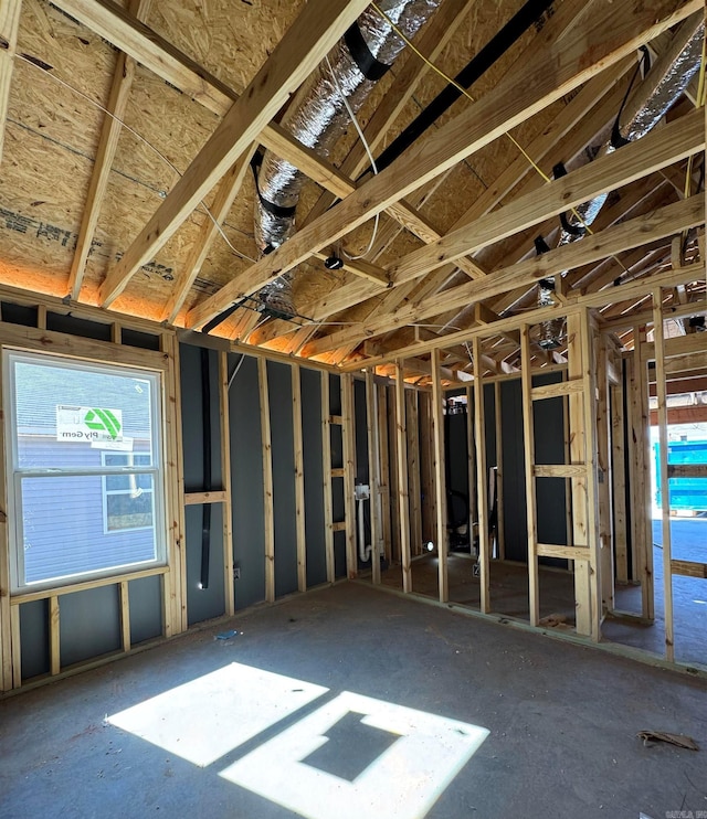 miscellaneous room with a garage