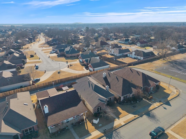 birds eye view of property featuring a residential view