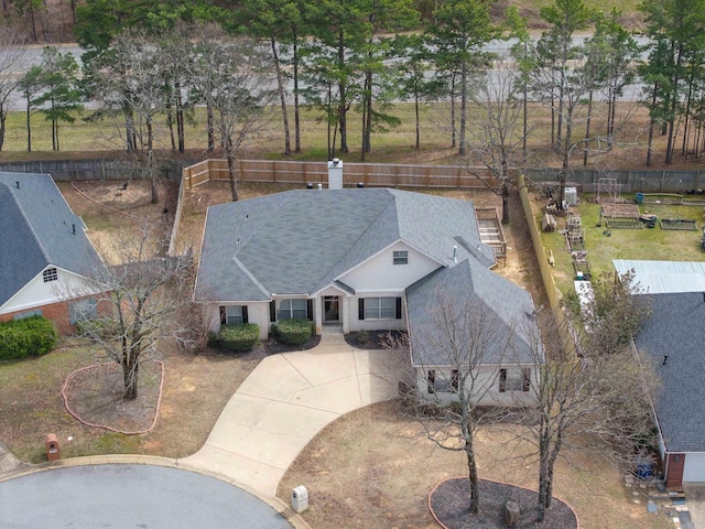 drone / aerial view
