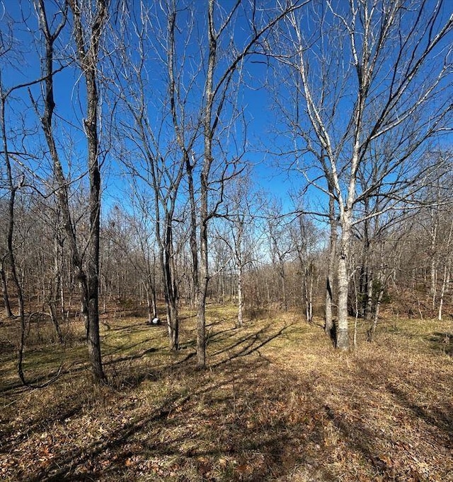 view of landscape with a view of trees