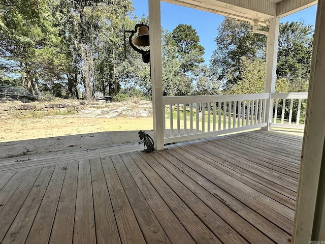 view of deck