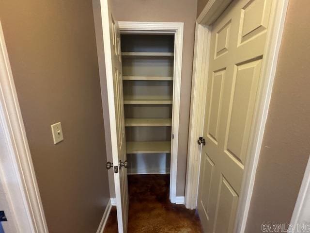 view of closet