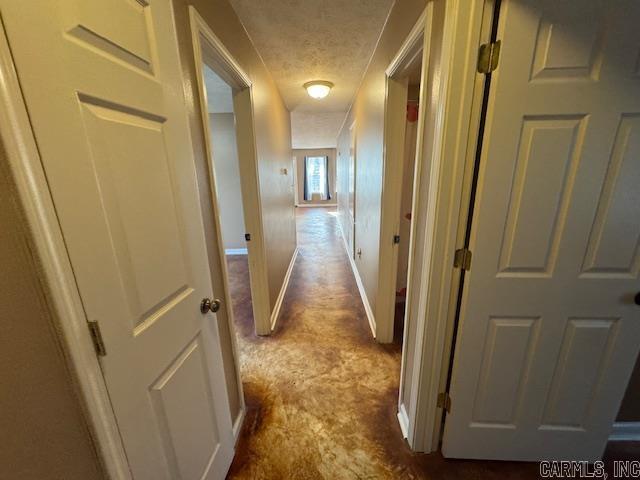 hallway with baseboards