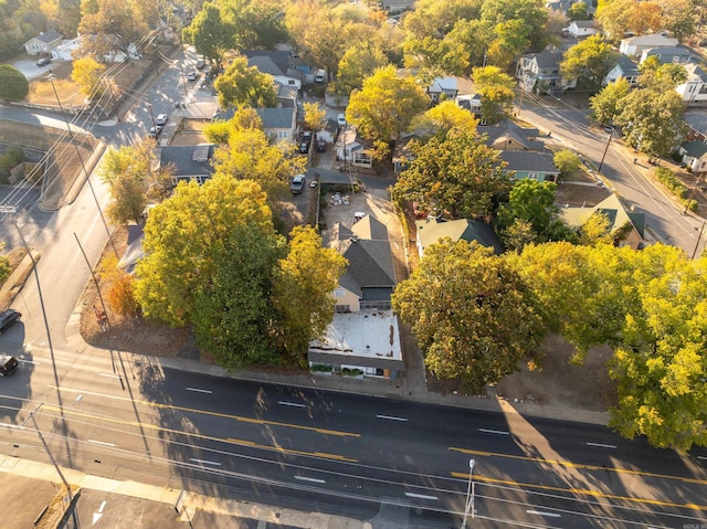 bird's eye view featuring a residential view