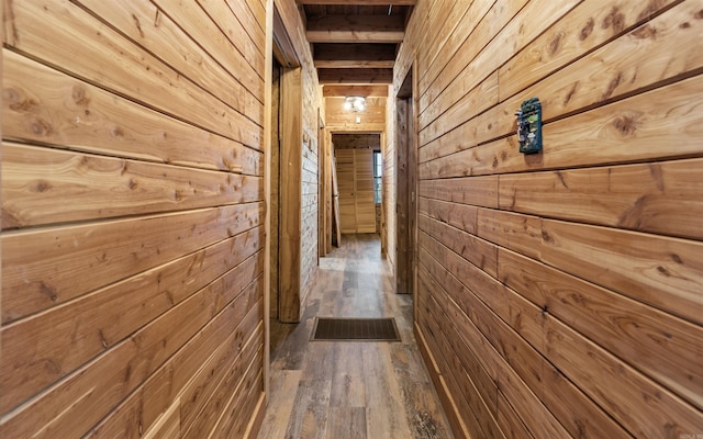 hallway featuring visible vents