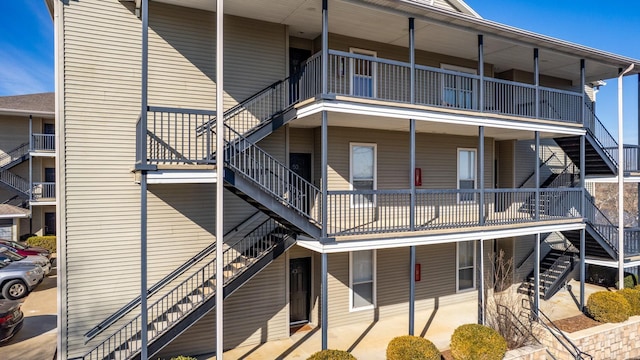 view of property with stairway