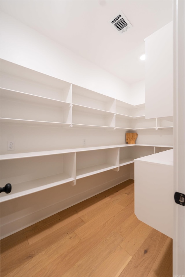 pantry featuring visible vents