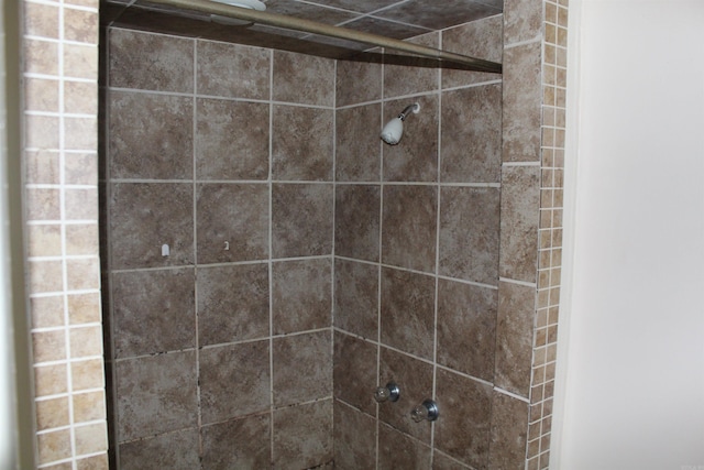 full bath featuring a tile shower