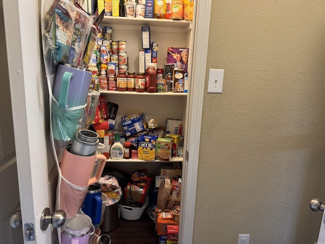 view of pantry