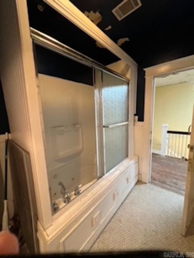 bathroom with visible vents