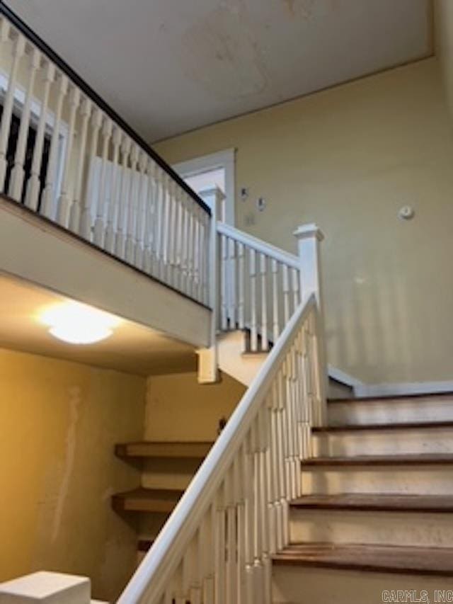 view of stairs