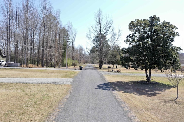 view of road