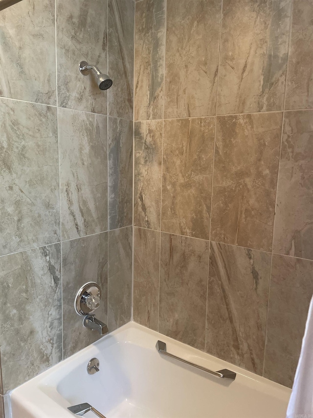 full bath with washtub / shower combination