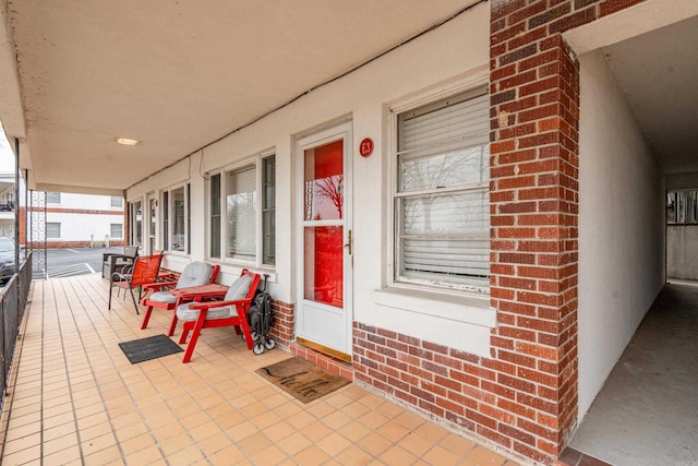 view of patio / terrace featuring a porch