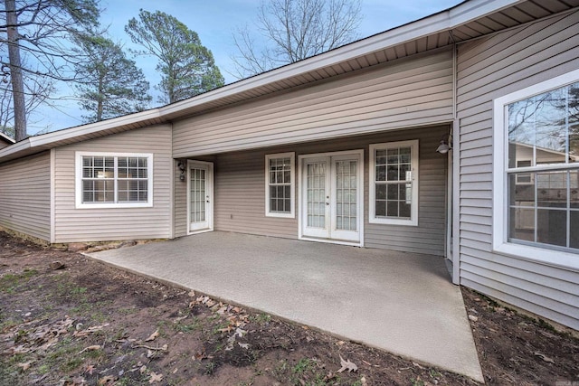 rear view of house with a patio