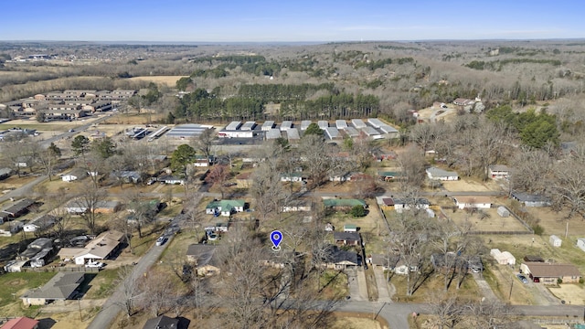 aerial view featuring a residential view