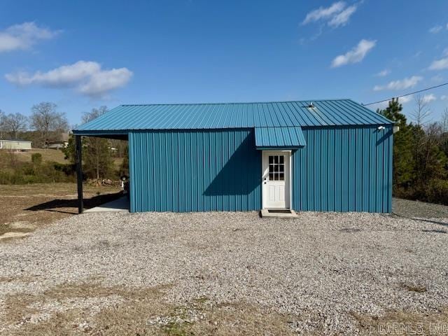 view of stable