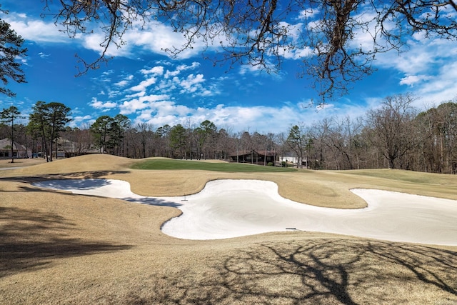 view of property's community with golf course view