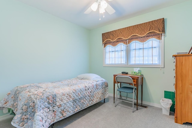 78 Altakima Cir, Cherokee Village, AR 72529 - carpeted bedroom with baseboards and ceiling fan