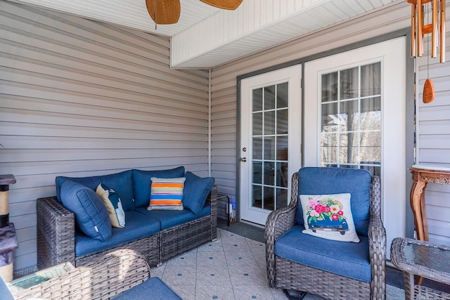 78 Altakima Cir, Cherokee Village, AR 72529 - view of patio with a ceiling fan