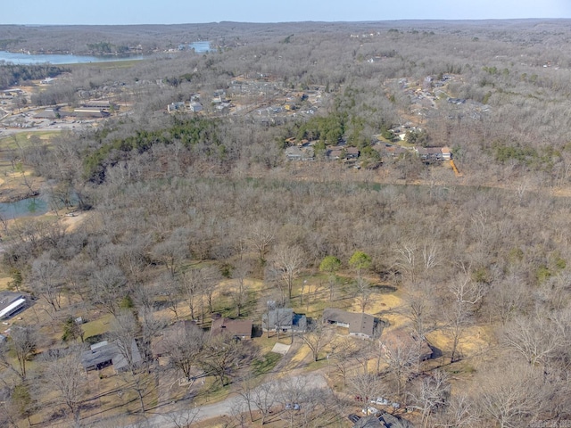 78 Altakima Cir, Cherokee Village, AR 72529 - birds eye view of property with a forest view and a water view