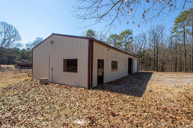 view of outbuilding with an outdoor structure