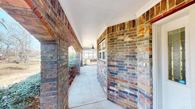 view of patio with covered porch