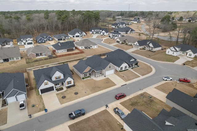 birds eye view of property featuring a residential view