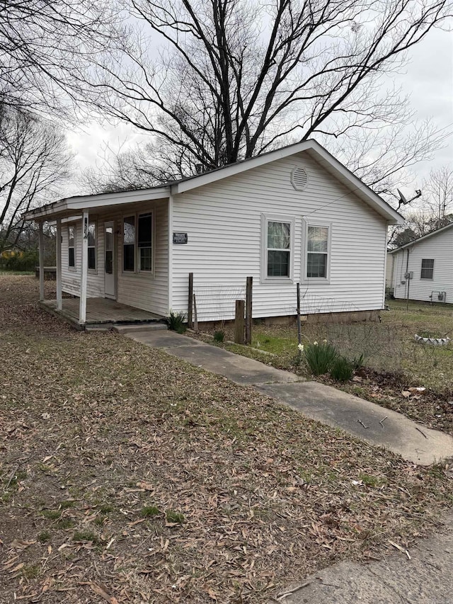 view of side of home