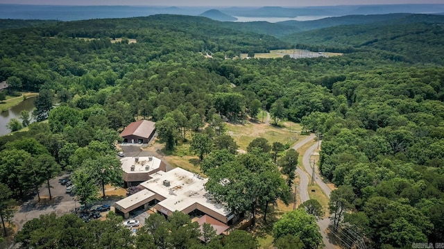 aerial view with a view of trees