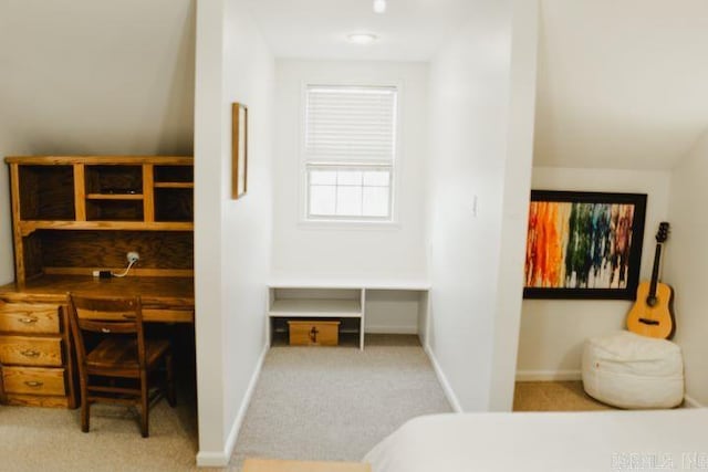 bedroom featuring baseboards and carpet floors