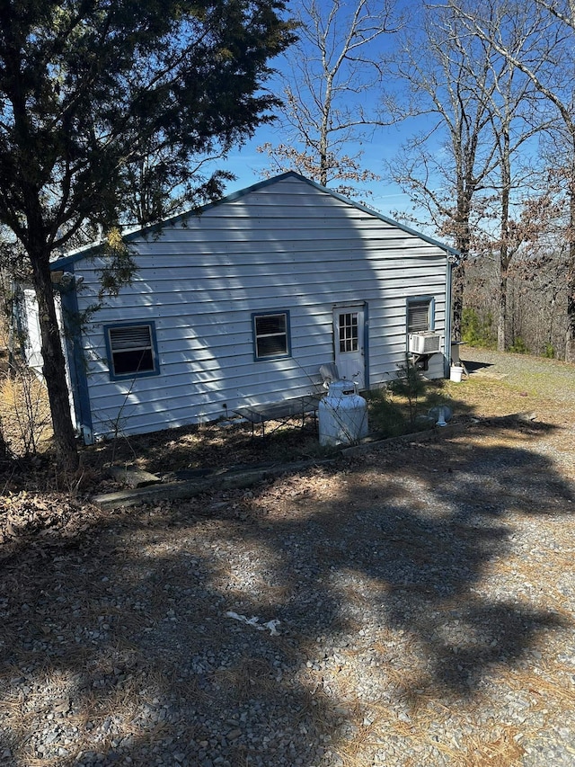 view of home's exterior