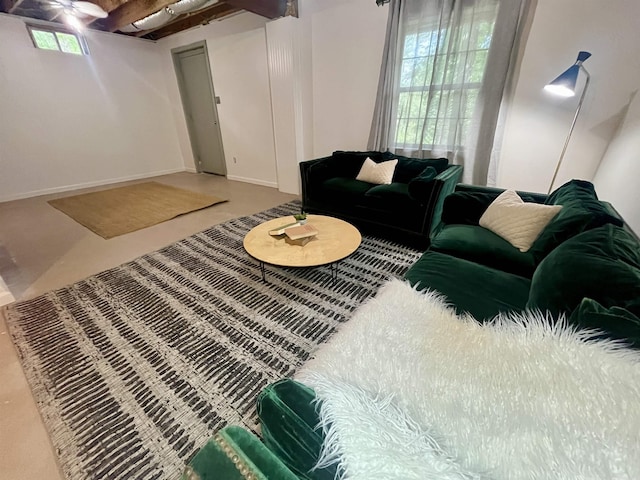 view of living area
