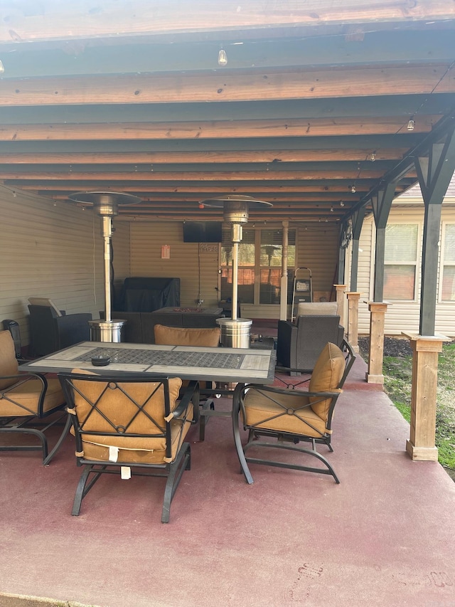 view of patio / terrace with outdoor dining space